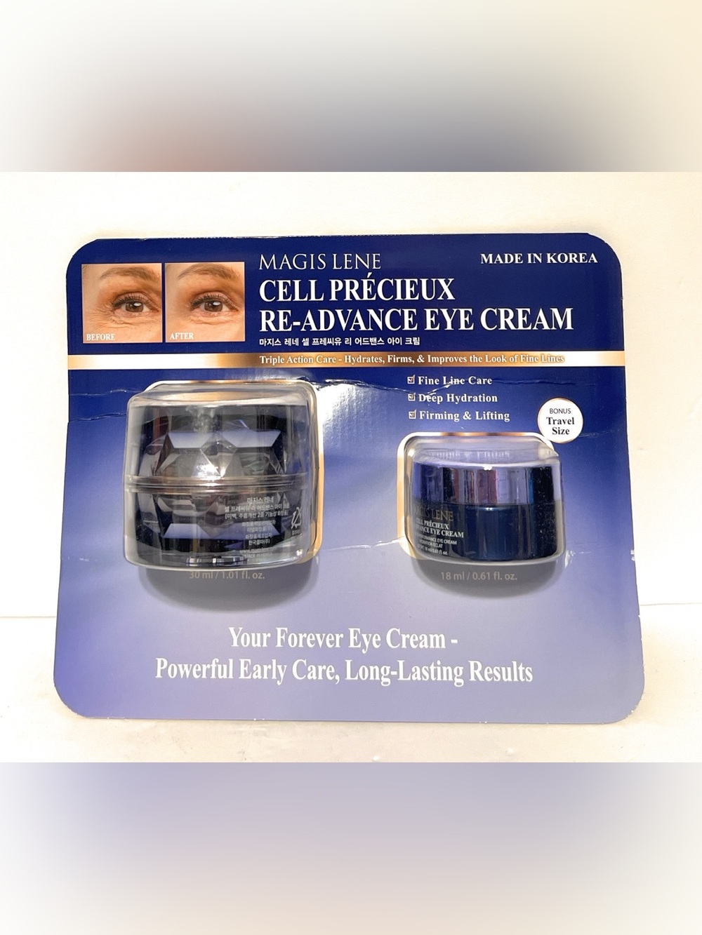 Magis Lene Cell Precieux Re-Advance Eye Cream 2 Pc Set 1.01 oz + 0.61 oz